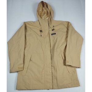 Patagonia Women Size XS Tan Torrentshell Waterproof Hooded Rain Jacket